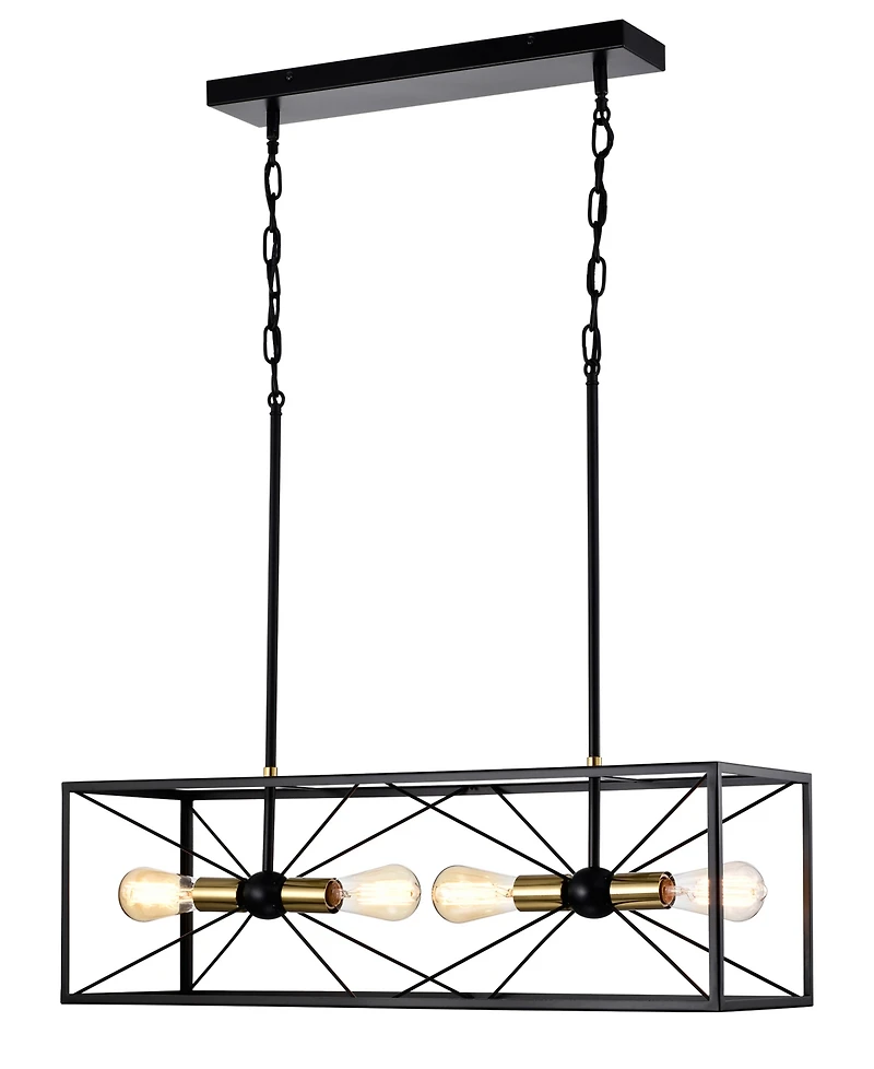 Home Accessories 32" Judith 4-Light Indoor Chandelier