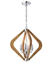 Home Accessories 18" Vissent 4-Light Indoor Chandelier