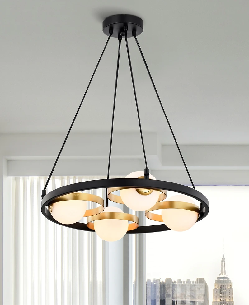 Home Accessories 18" Pomponia 4-Light Indoor Chandelier
