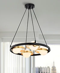 Home Accessories 18" Pomponia 4-Light Indoor Chandelier