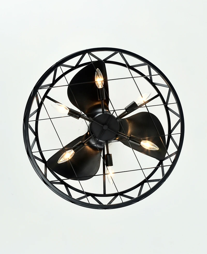 Home Accessories 26" Loredana 6-Light Indoor Ceiling Fan Chandelier