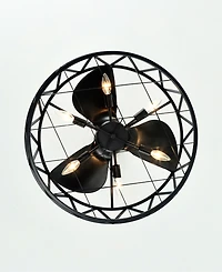 Home Accessories 26" Loredana 6-Light Indoor Ceiling Fan Chandelier