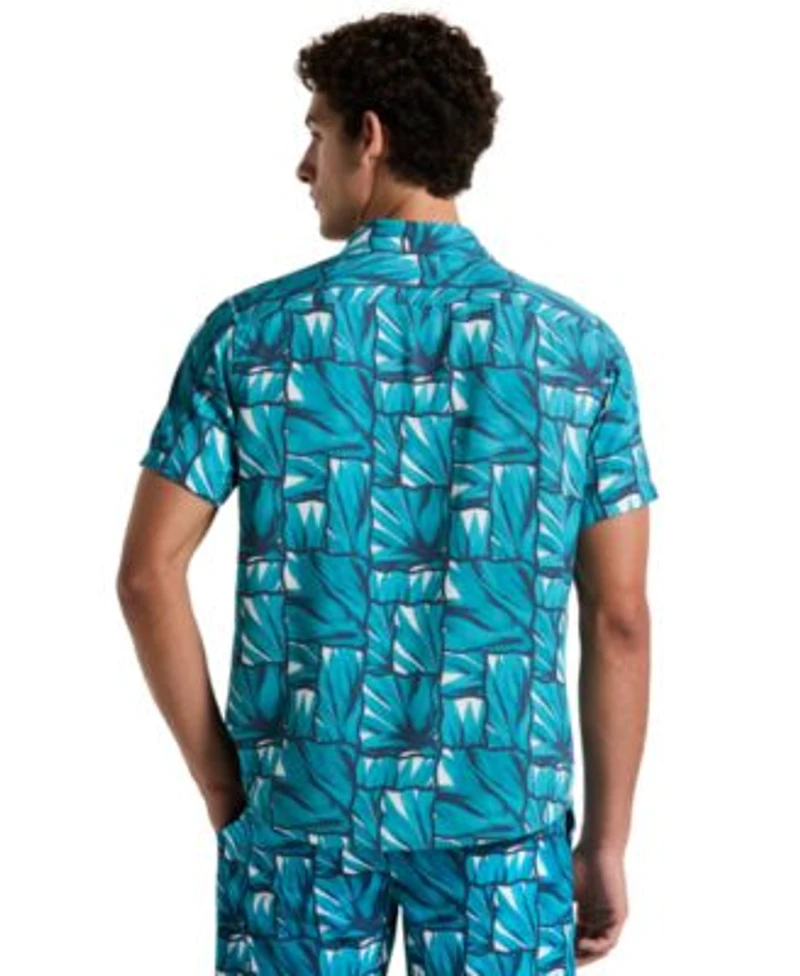 Original Penguin Mens Agave Shirt Mens Volley Agave Swim Trunks