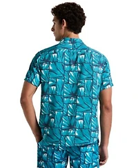 Original Penguin Mens Agave Shirt Mens Volley Agave Swim Trunks