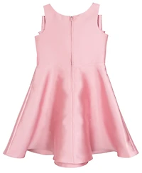 Rare Editions Toddler and Little Girls Mikado Bow Bodice Dress