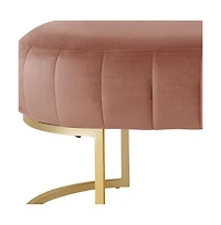 Tufted Velvet Upholstered Bench – Luxurious Accent Seat for Bedroom, Entryway, or Living Room Decor