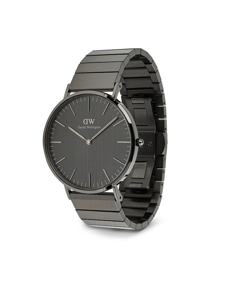 Daniel Wellington Men's Analog Graphite Stainless-Steel Watch, 40mm