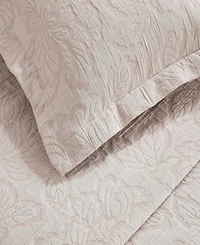 Superior Hibiscus Cotton Matelasse Woven 3-Pc. Bedspread Set