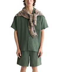 Scotch & Soda Men's Tonal Stripe Drawstring Shorts