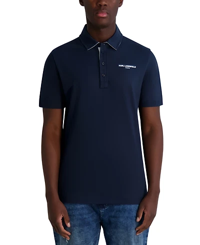 Karl Lagerfeld Paris Men's Logo Polo Shirt