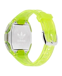 adidas Unisex Analog Green Resin Watch, 45mm