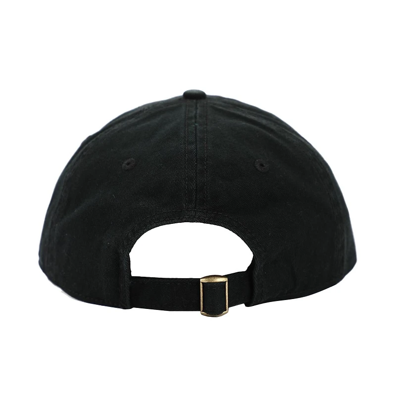 Ghostface Men's Dad Plain Black Embroidered Patch Hat with pre-curved bill for Men
