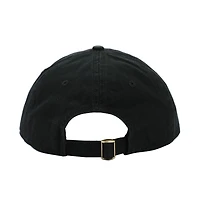 Ghostface Men's Dad Plain Black Embroidered Patch Hat with pre-curved bill for Men