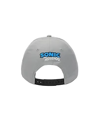 Sonic the Hedgehog Men's Sonic Head Adult Gray Traditional Adjustable Hat
