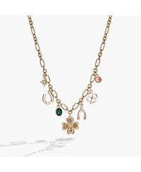 Lucky Four Lear Clover Charm Necklace