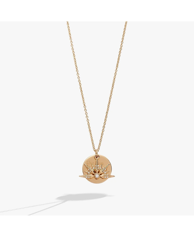 The Sun Will Rise Duo Charm Pendant Necklace
