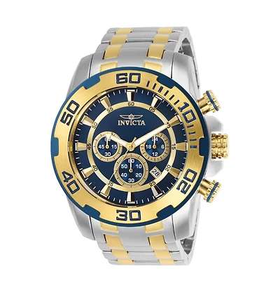 Invicta Men's 26296 Pro Diver Quartz Chronograph Blue Dial Watch