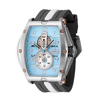 Invicta Men's 47385 Invicta Racing Quartz Multifunction White, Silver, Brown, Rose Gold, Light Blue Dial Watch