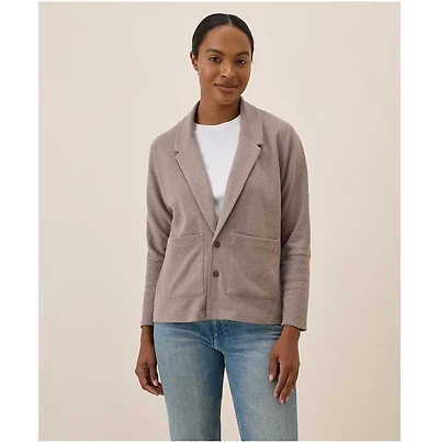 Pact Women's Organic Cotton Airplane Relaxed Blazer