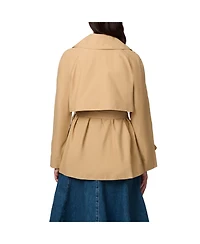 Bernardo Women's Belted Short Trench