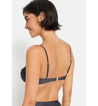 Lscn by Lascana Women's Shimmer Underwire Bikini Swimsuit Top Bra Sizing