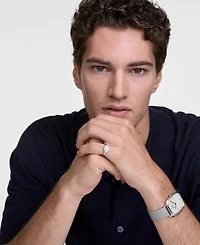 Daniel Wellington Men's Analog Silver Tone Stainless-Steel Watch, 32mm
