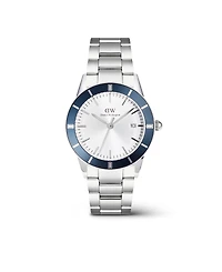 Daniel Wellington Men's Analog Silver Tone Stainless-Steel Watch
