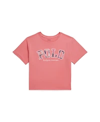 Polo Ralph Lauren Big Girls Logo Jersey Boxy T-Shirt