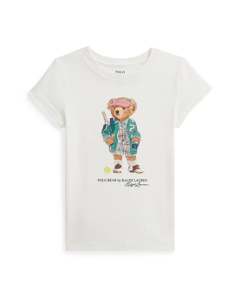Polo Ralph Lauren Toddler and Little Girls Bear Jersey T-Shirt