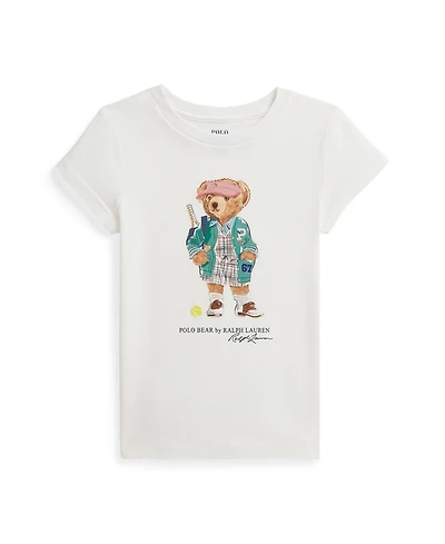 Polo Ralph Lauren Toddler and Little Girls Bear Jersey T-Shirt