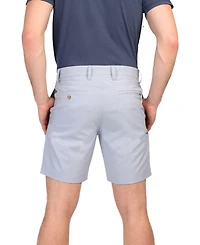 Tailorbyrd Men's Grid Melange Performance Shorts
