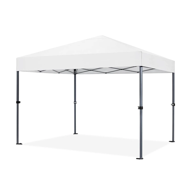 10x10FT Pop-up Canopy with One-Push-To-Lock Setup Mechanism, Beige