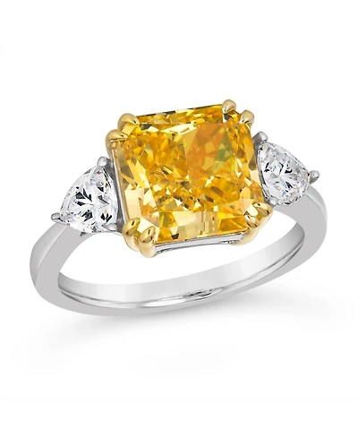 Anna Zuckerman Allura 3 Stone Cz Crystalline Ring