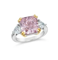 Anna Zuckerman Allura 3 Stone Cz Crystalline Ring