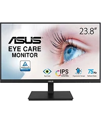 Asus VA24DQSB 23.8" 16:9 Full Hd Ips Led Monitor, Built-In-Speakers, Black