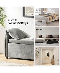 Alberto Modern Storage Bench with Ample Space