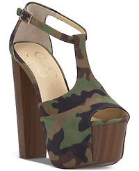 Jessica Simpson Women's Dany Platform Block-Heel Sandals