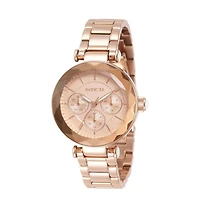 Invicta Women's 31272 Angel Quartz Chronograph Rose Gold Dial Watch