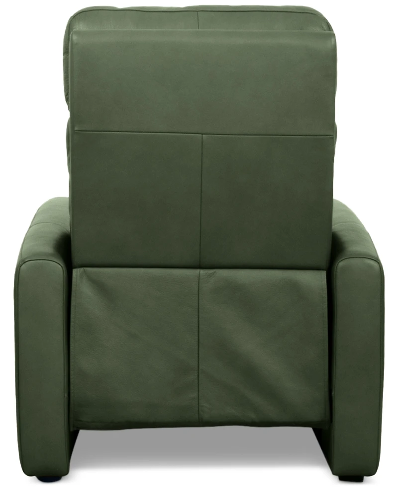 Touville Leather Push Back Recliner, Exclusively at Macy's