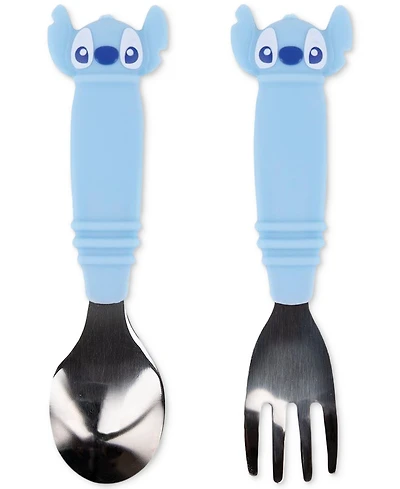 Bumkins Stitch Disney Silicone Spoon & Fork Set