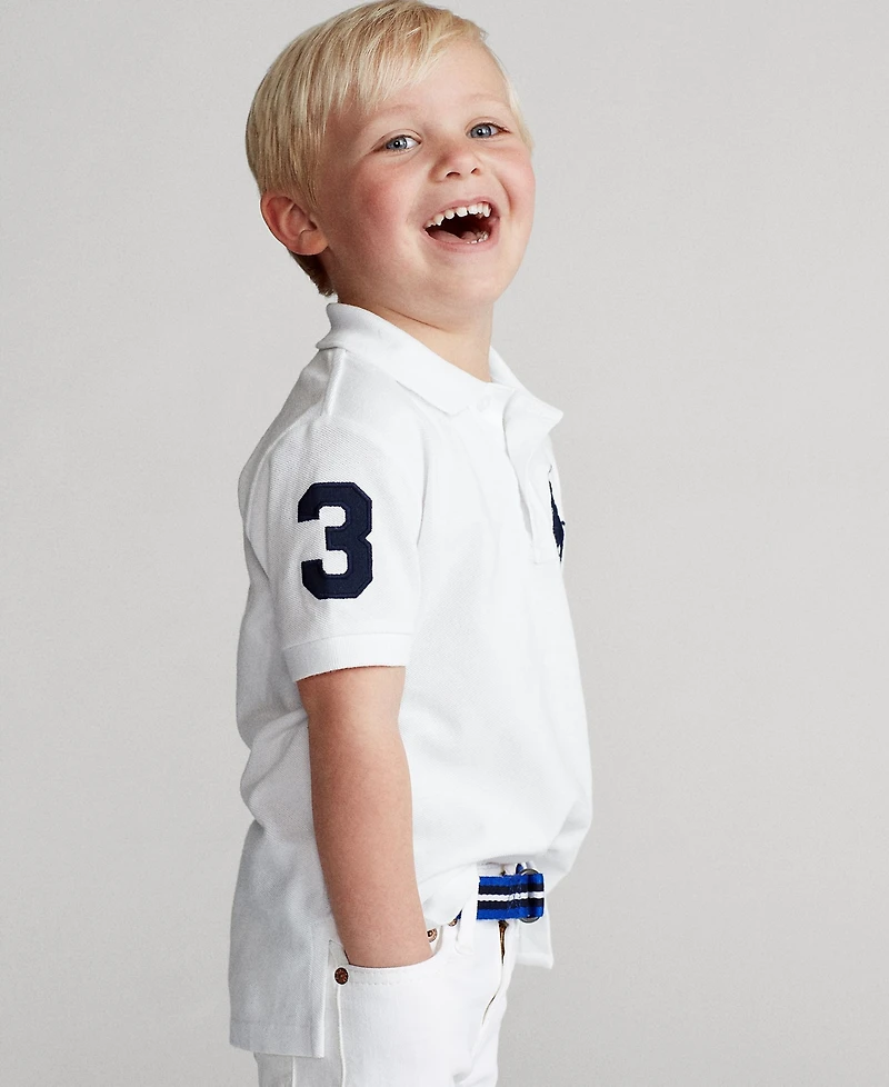 Polo Ralph Lauren Toddler and Little Boys Big Pony Cotton Mesh