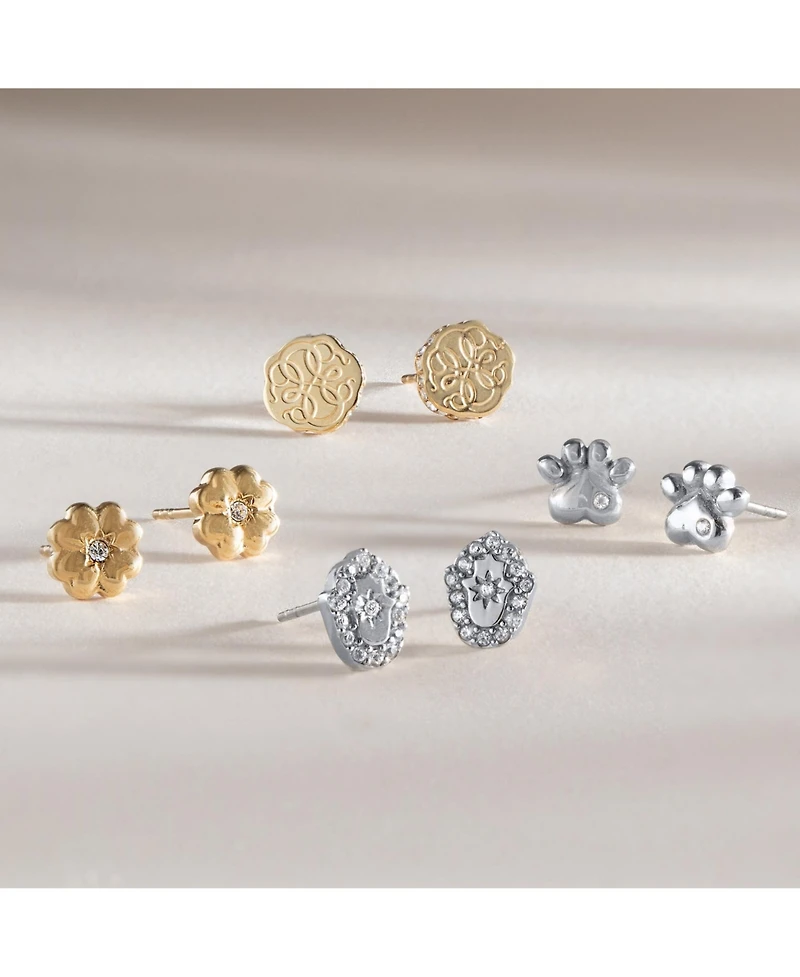 Alex and Ani Hamsa Mini Stud Earrings