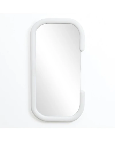 LuxenHome White C-Frame Accent and Vanity Wall Mirror