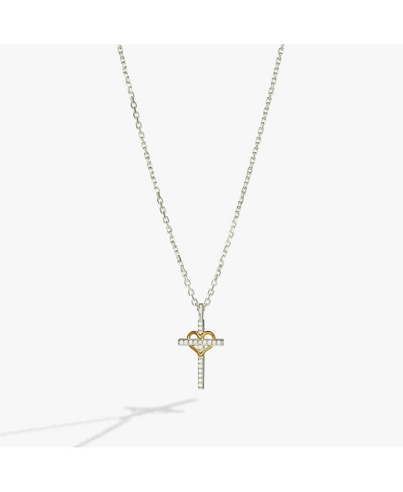 Cross And Heart Necklace