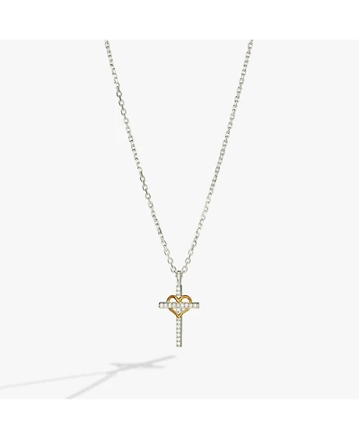 Cross And Heart Necklace