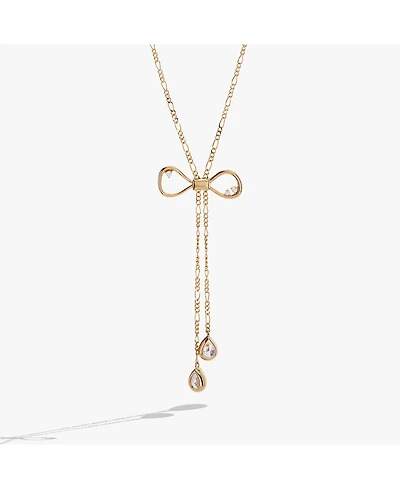 Alex and Ani Coquette Bow Slider Necklace