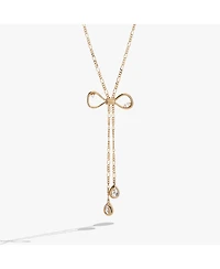 Alex and Ani Coquette Bow Slider Necklace