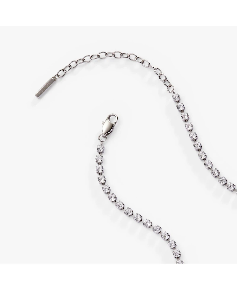 Crystal Tennis Chain Adjustable Necklace