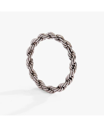 Alex and Ani Frozen French Rope Chain Ring