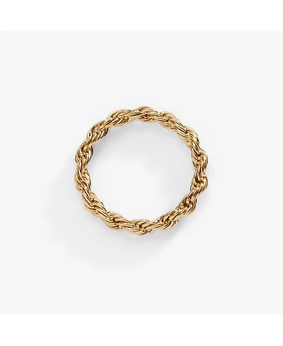 Alex and Ani Frozen French Rope Chain Ring